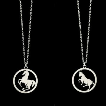 12 BURÇ HALKA KOLYE