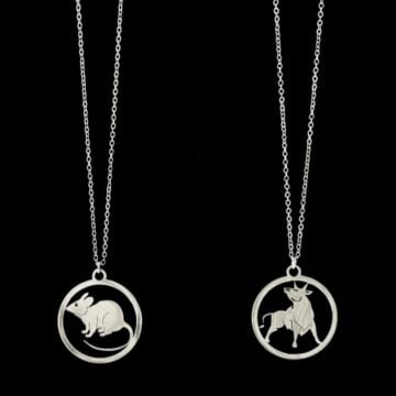 12 BURÇ HALKA KOLYE