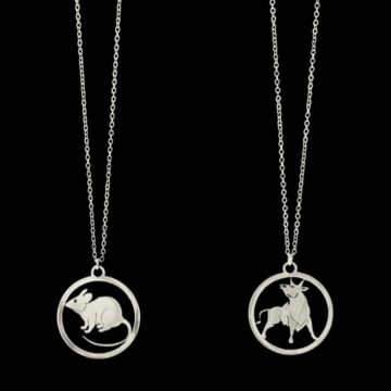 12 BURÇ HALKA KOLYE