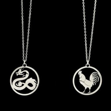 12 BURÇ HALKA KOLYE