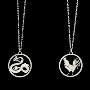 12 BURÇ HALKA KOLYE