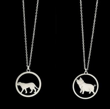 12 BURÇ HALKA KOLYE