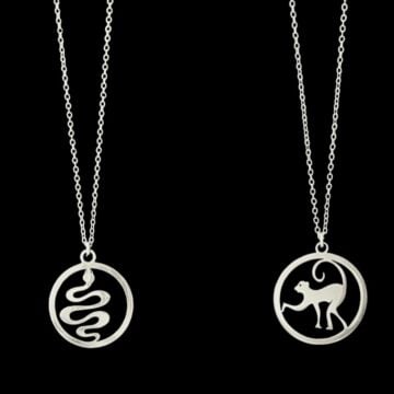 12 BURÇ HALKA KOLYE