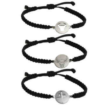 ÖKÜZ FİGÜRLÜ İPLİ BİLEKLİK