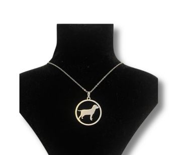 KÖPEK FİGÜRLÜ HALKA KOLYE