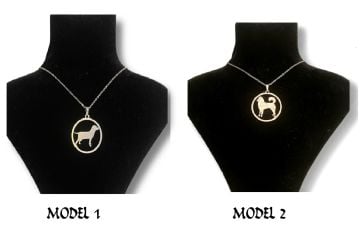 KÖPEK FİGÜRLÜ HALKA KOLYE