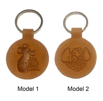 FARE DERİ ANAHTARLIK