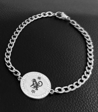 MAYMUN TAŞLI ZİNCİR BİLEKLİK