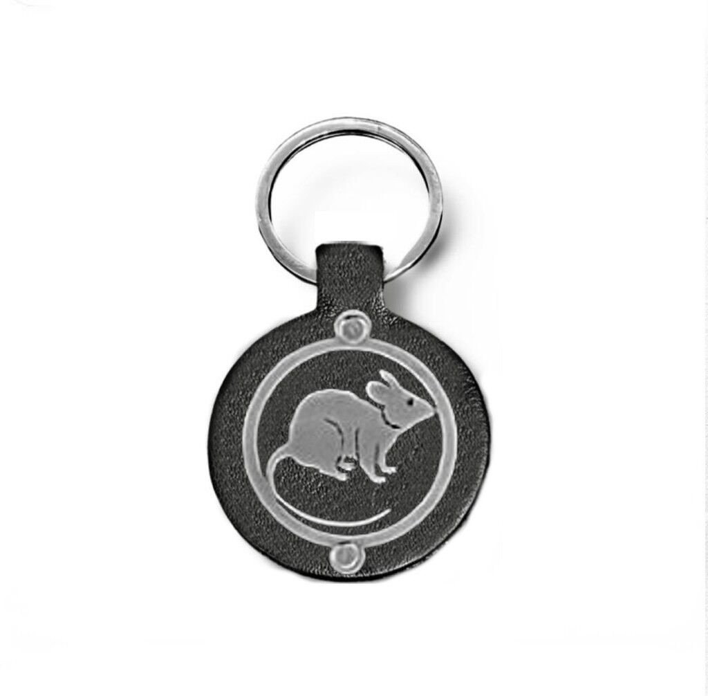 METAL FARE FİGURLU DERİ ANAHTARLIK