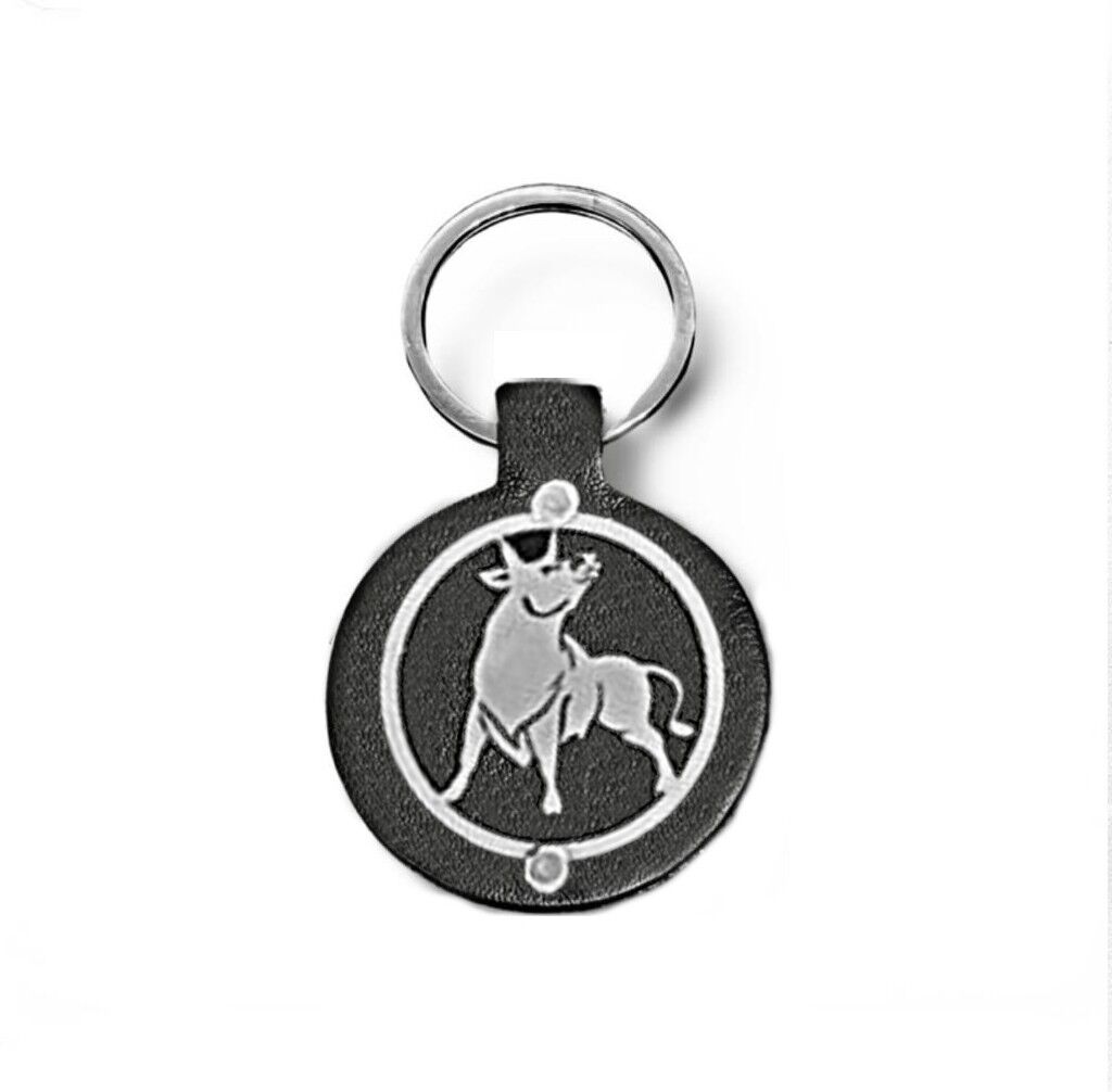 METAL ÖKÜZ FİGURLU DERİ ANAHTARLIK