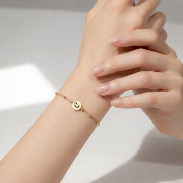 12 BURÇ ÇİFT TARAFLI İNCİLİ BİLEKLİK