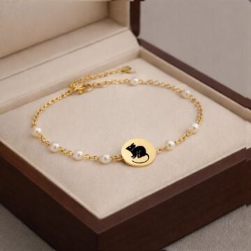 FARE ÇİFT TARAFLI İNCİLİ BİLEKLİK