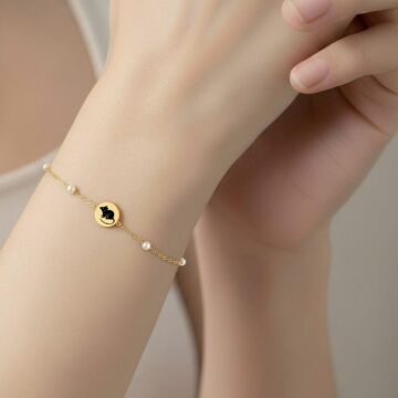 FARE ÇİFT TARAFLI İNCİLİ BİLEKLİK