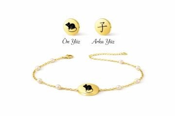 FARE ÇİFT TARAFLI İNCİLİ BİLEKLİK