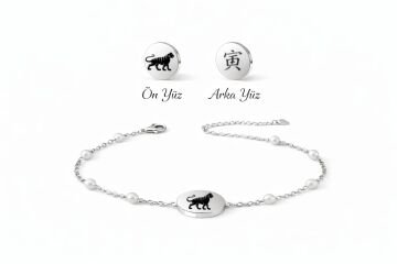 KAPLAN ÇİFT TARAFLI İNCİLİ BİLEKLİK