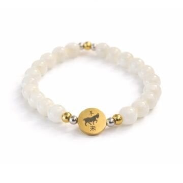 KEÇİ FİGÜRLÜ DOĞALTAŞ BİLEKLİK (Aytaşı-D.Kuvars-Lava Taşı-Oniks)